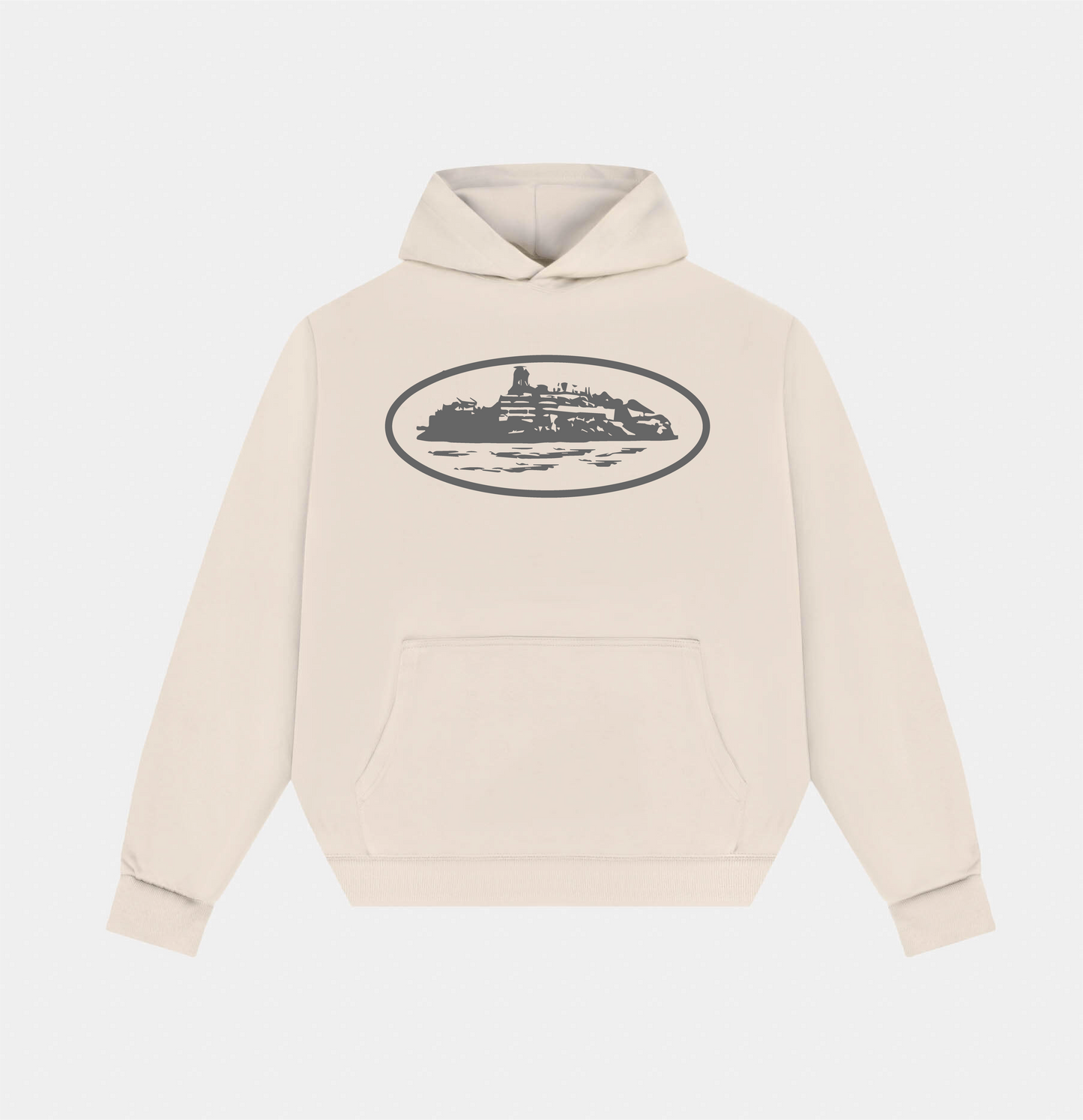 hood catraz blanco/negro