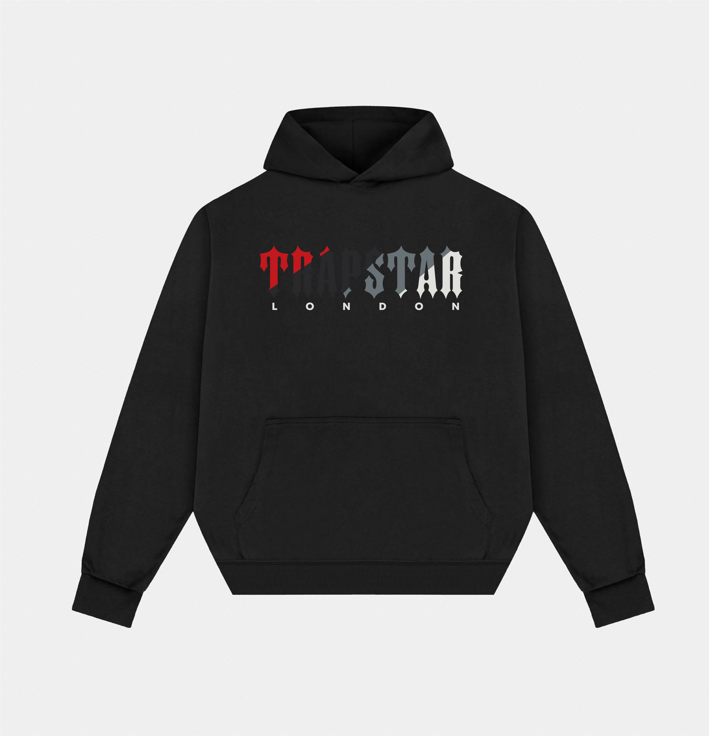 hood trap negro/rojo