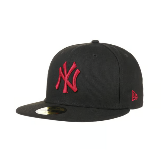 Gorra NY Negro/Rojo